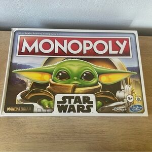 Hasbro The Mandalorian Star Wars Monopoly - The Child Board Game. NEW.